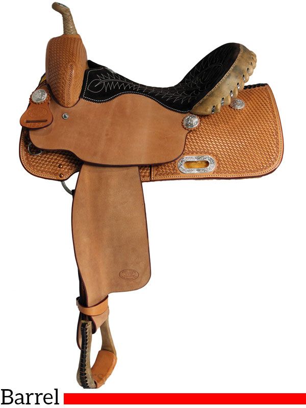 billy cook barrel racing saddle 1524