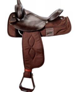 Big Horn Synthetic Full QH Bars Saddle