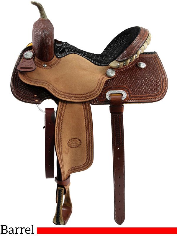 billy cook half breed waffle barrel saddle 1907