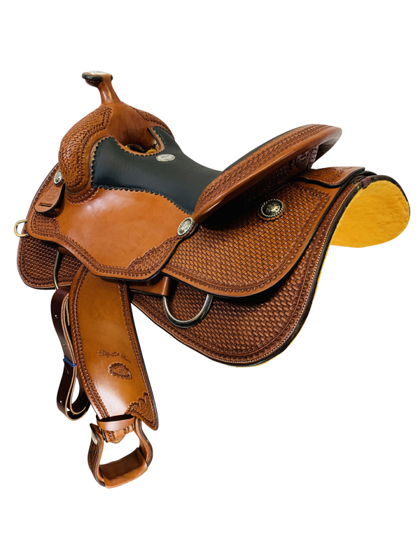 Quality 15" to 17" Billy Cook Classic Reiner Saddle 6005 - Hand-Tooled Reining Saddle - Image 3