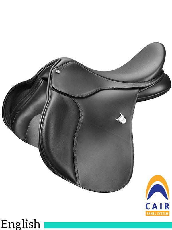 Quality Bates All Purpose Saddle CAIR RearV Heritage 001 - Heritage Leather All-Purpose Saddle with CAIR & Rear FlexiBlock
