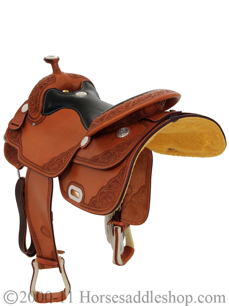 Quality 15" to 17" Billy Cook VC Reiner Saddle 9603 - Hand-Tooled Reining Saddle - Image 3