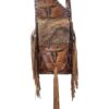 leather side bag with 38 pistol holder