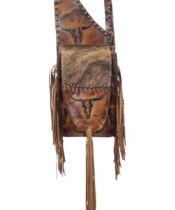 leather side bag with 38 pistol holder