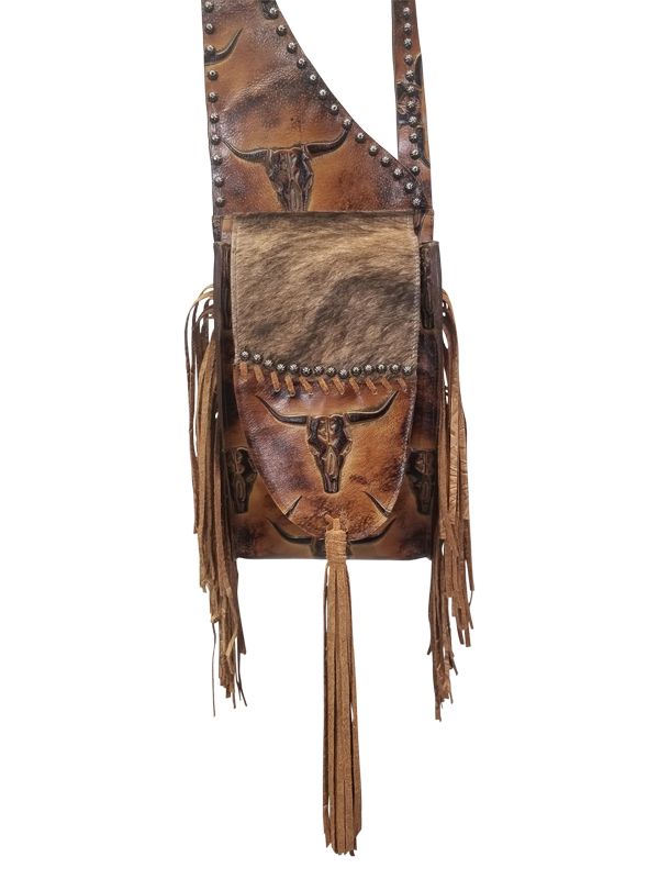 leather side bag with 38 pistol holder