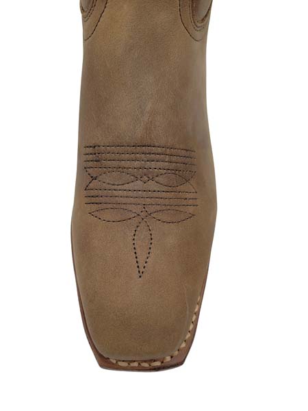 Women's Abilene Cowhide Western Boots 9011 - 11" Square Toe Pull-On Cowgirl Boots - Image 3