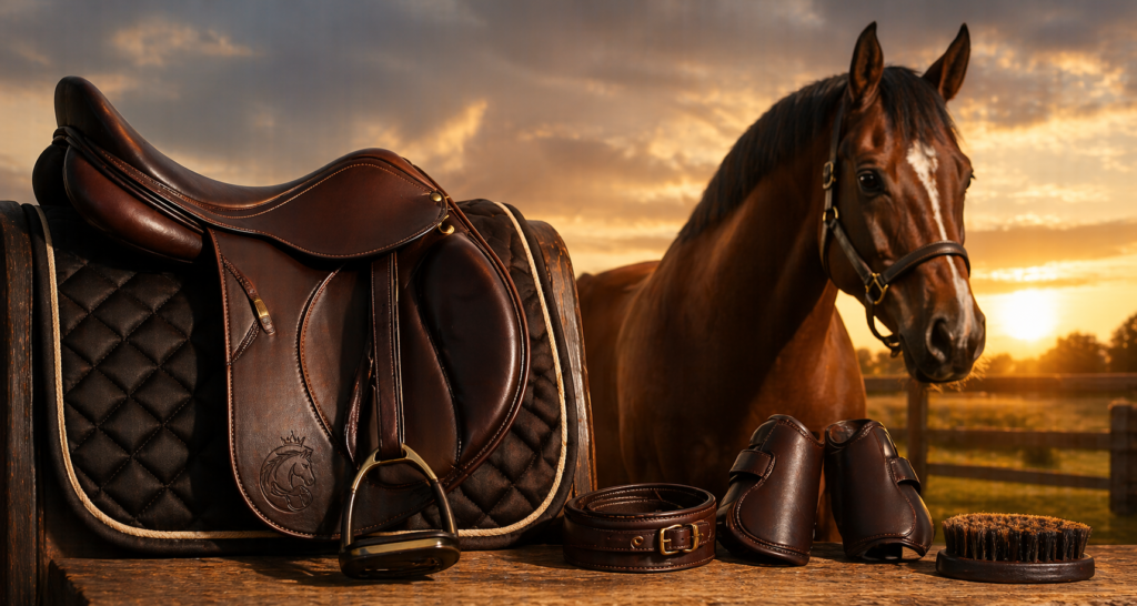 premium leather horse saddles